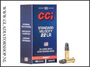 CCI .22 LR 40grain Standard velocity 50st