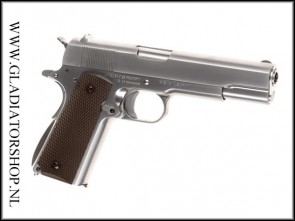 AW Custom Cybergun Colt 1911A1 Silver GBB