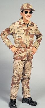 Fostex desert camo kids army outfit