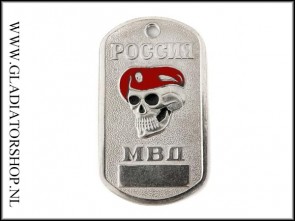 Dog Tag Russian Red Beret