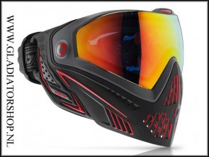 DYE i5 Fire Masker | Zwart / Rood