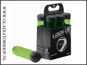 Dye Locklid 160 round pod lime groen 6-pack