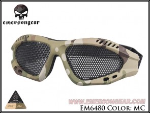 Emerson metal mesh goggles multi cam