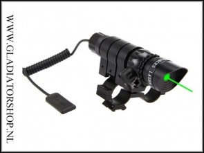 Fastfire 13cm groene of rode laser (kies een mount)