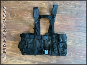 Fosco Industries Tactical Vest Zwart (OP=OP)