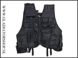 101INC Swat tactical vest light weight zwart (op=op)