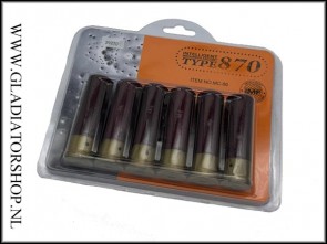 Golden Eagle M870 Shotgun Shells 6-Pack Zwart