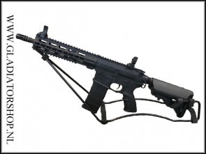 Metalen airsoft en/of paintball gunstand wapenstandaard