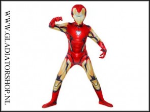 Super hero Marvel Ironman kids suit met vast masker