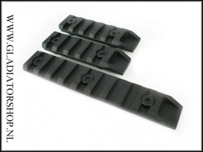 ASG KeyMod Metal Rails 3-Pack