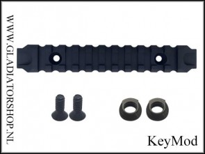 Warrior KeyMod 21mm Weaver rail 11 slots