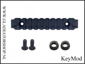 Warrior KeyMod 21mm Weaver rail 9 slots