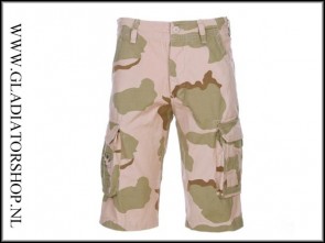 Kosumo stone washed korte broek desert camo