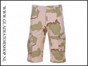 Kosumo stone washed korte broek desert camo