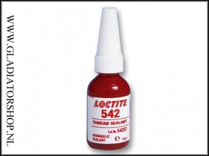 Loctite threadlocker 542 10ml (gemiddeld)