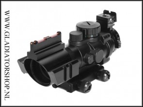 Warrior 4x32 ACOG Red/green/blue dot reflex tactical optics sight scope