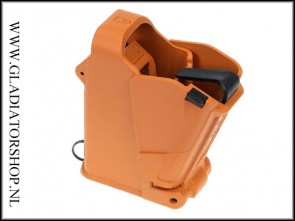 UpLULA Universele Pistool Magazijn Loader - 9mm tot .45ACP - Oranje/Bruin