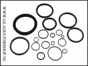 OringKings 3x Oring kit zwart voor Eclipse Geo 1 / 2 / 3 / 3.5