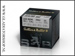 S&B .223Rem 55 grain FMJ 100st