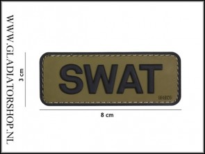 PVC Velcro Patch: SWAT Groen