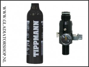 Tippmann 0,4L 200 bar perslucht fles inclusief regulator