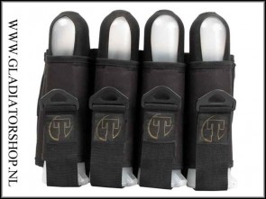 (O) Tippmann battlepack zwart 4+0 pods