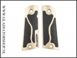 Toni System 3D Grips voor 1911 Brass / Zwart