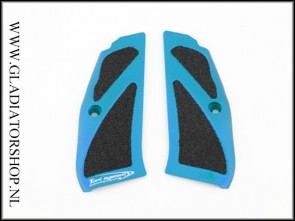Toni System X3D Grips voor CZ Blauw/Zwart