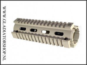 Warrior Insane Gen2 Quad Rail Shroud Tan / Khaki