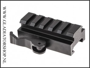 WADSN Quick disconnect 5 slots low profile weaver riser mount