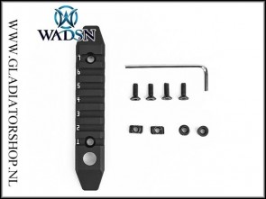 WADSN KeyMod / M-Lok 7-Slot Metal Rail