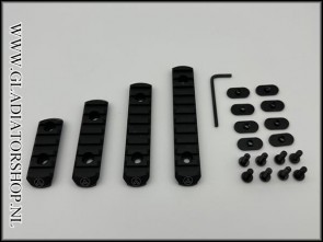 Warrior KeyMod Picatinny Rail Set 4-pack