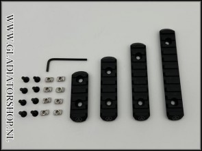 Warrior M-Lok Picatinny Rail Set 4-pack