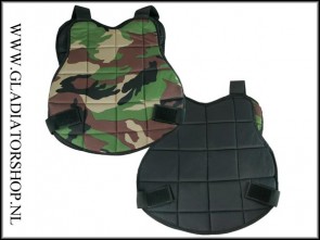 Chest Protector omkeerbaar camo/zwart (extra dik)