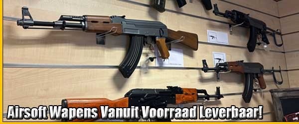 Airsoft Wapen kopen replica vanuit voorraad leverbaar