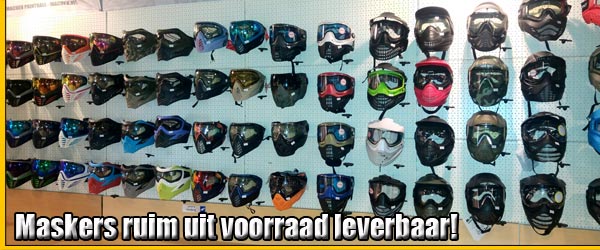 Goedgekeurde paintball maskers en airsoft maskers voor beginnende en ervaren spelers